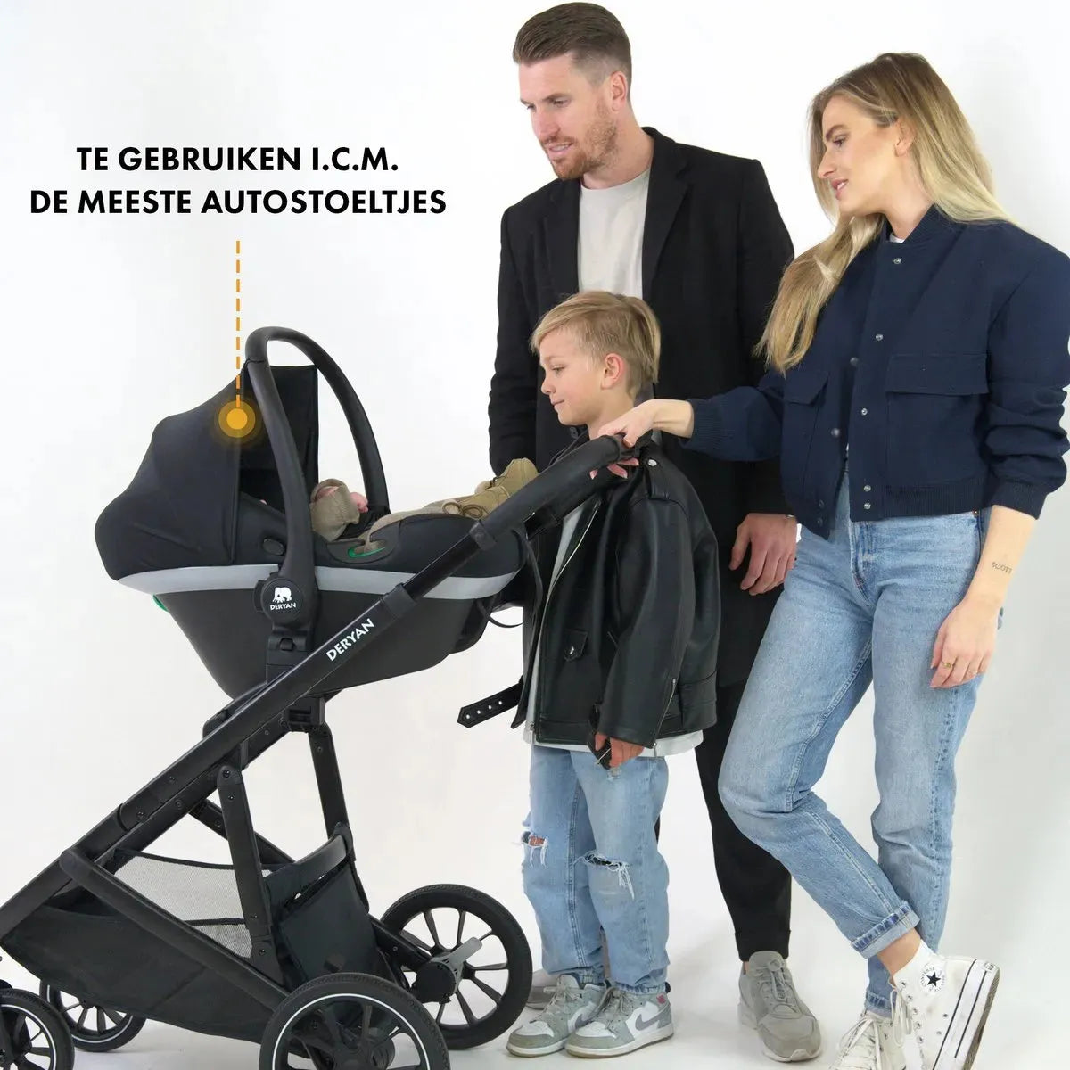 Deryan Evy autostoel Adapter voor Maxi Cosi /Cybex/Nuna