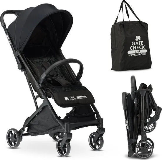 DERYAN Air-Buggy Zwart – De Ultieme Reisbuggy