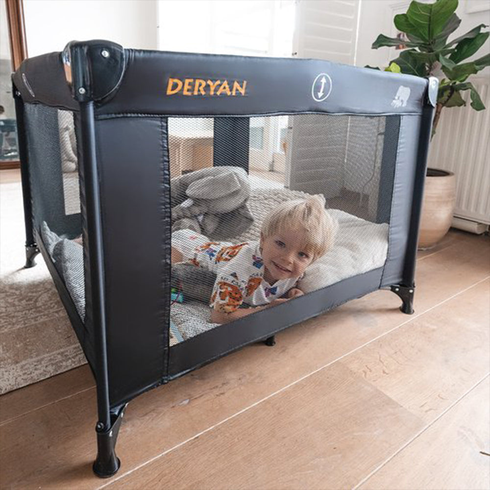 Collapsible Playpen 100x100 cm - Black