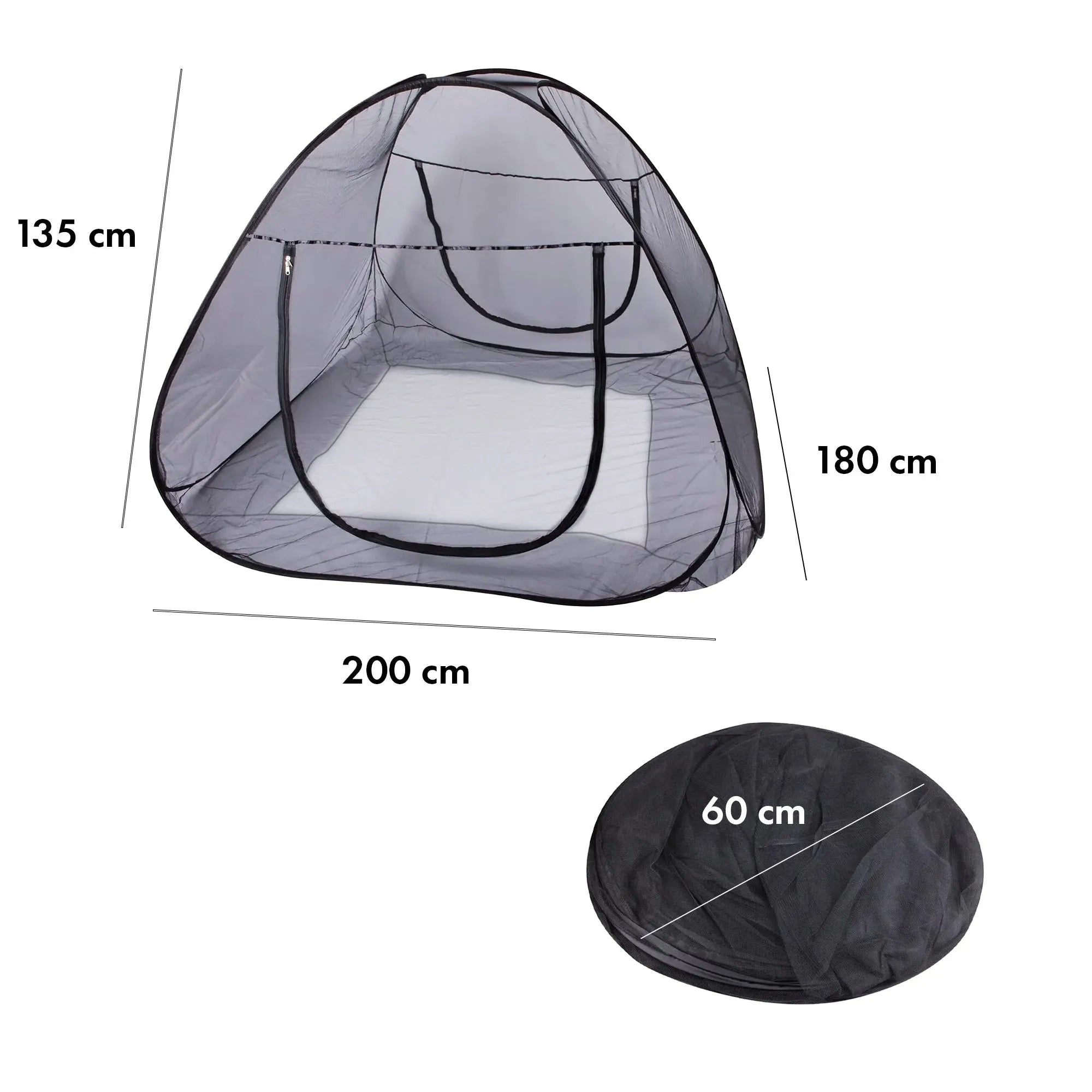 Klamboe Tent 2 Persoons - 200x180cm