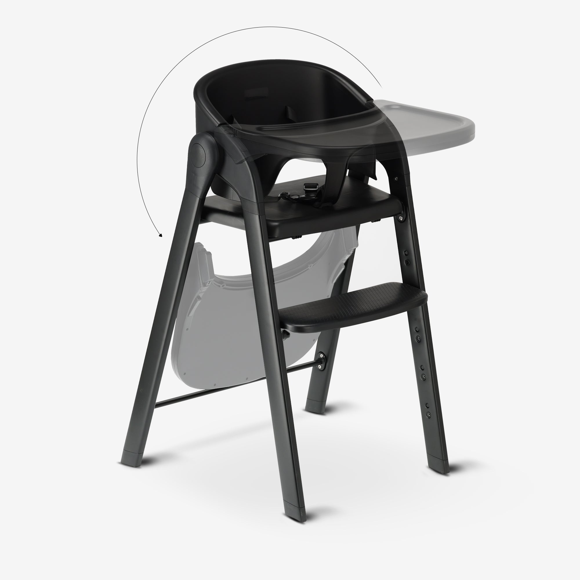 Luxury High Chair Black