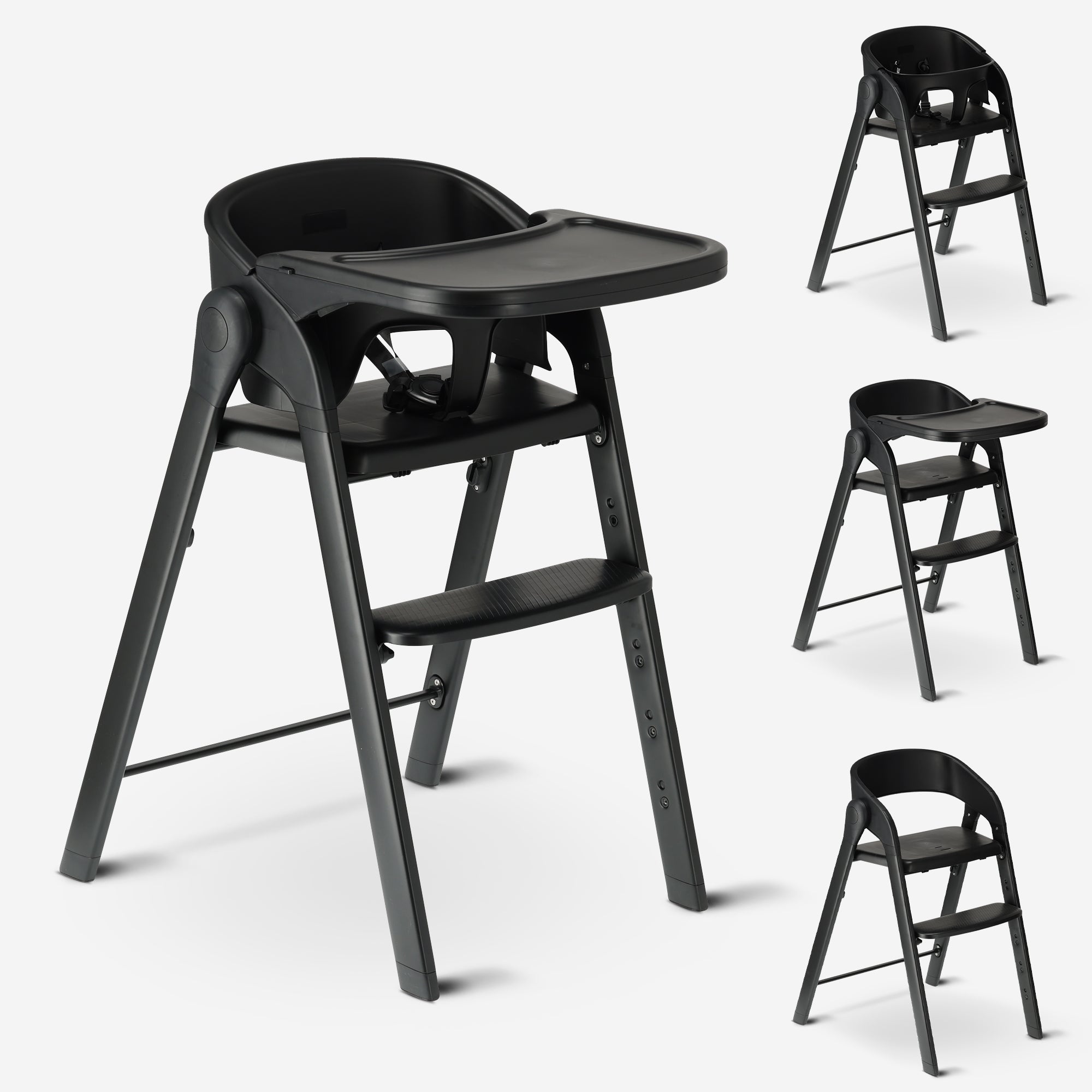 Luxury High Chair Black