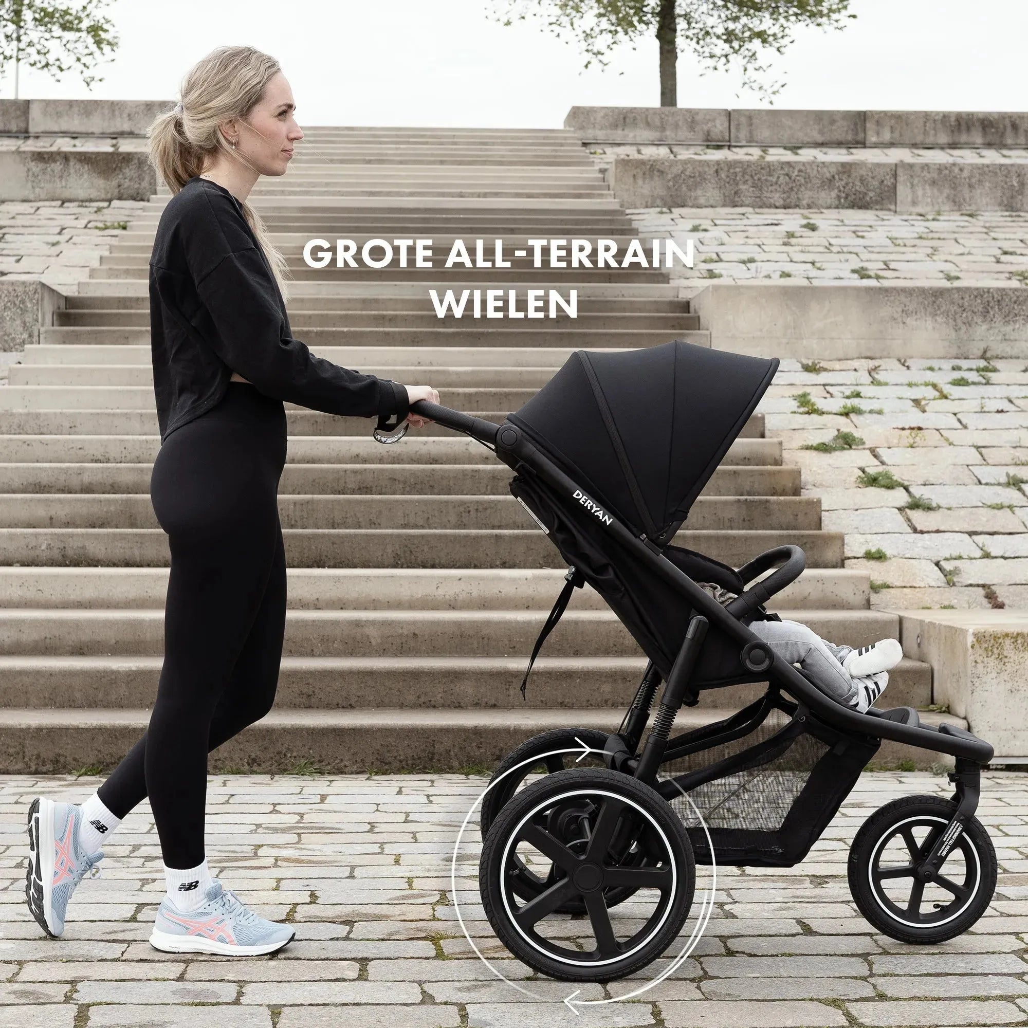 Bolt Hardloop Kinderwagen Creme