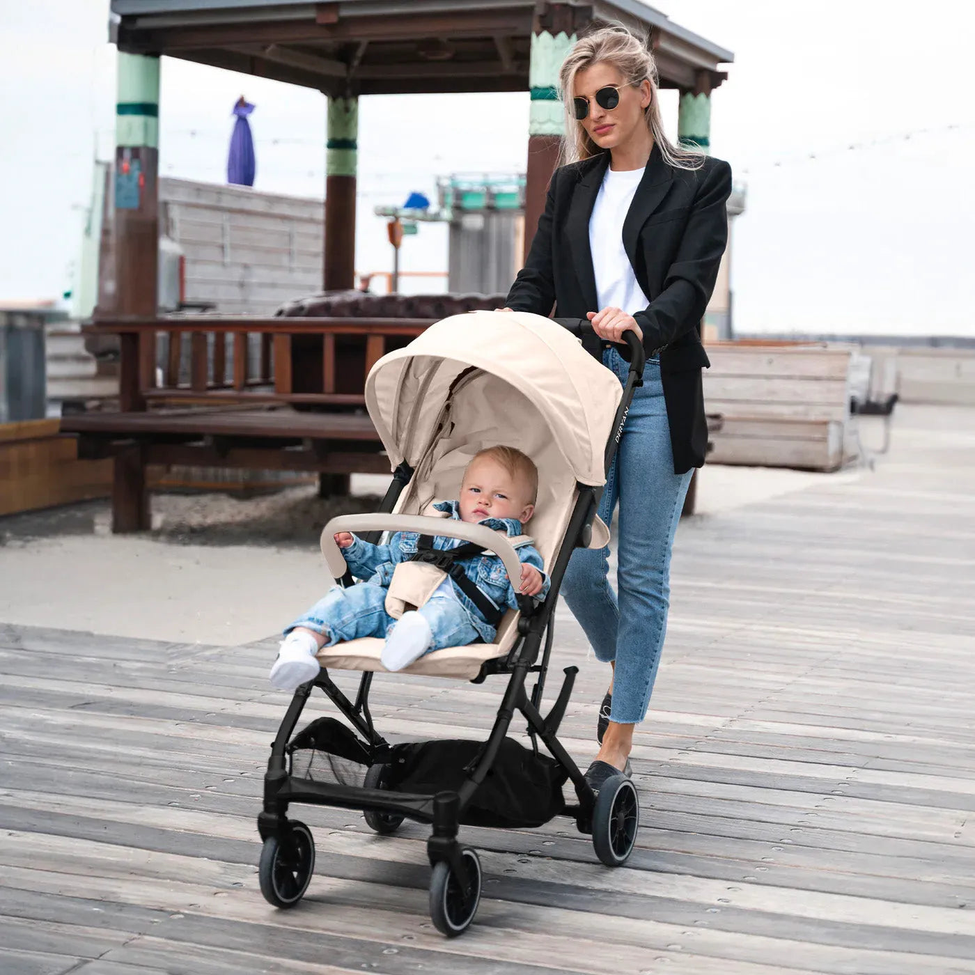 Luxe Easy Lichtgewicht Buggy - Taupe