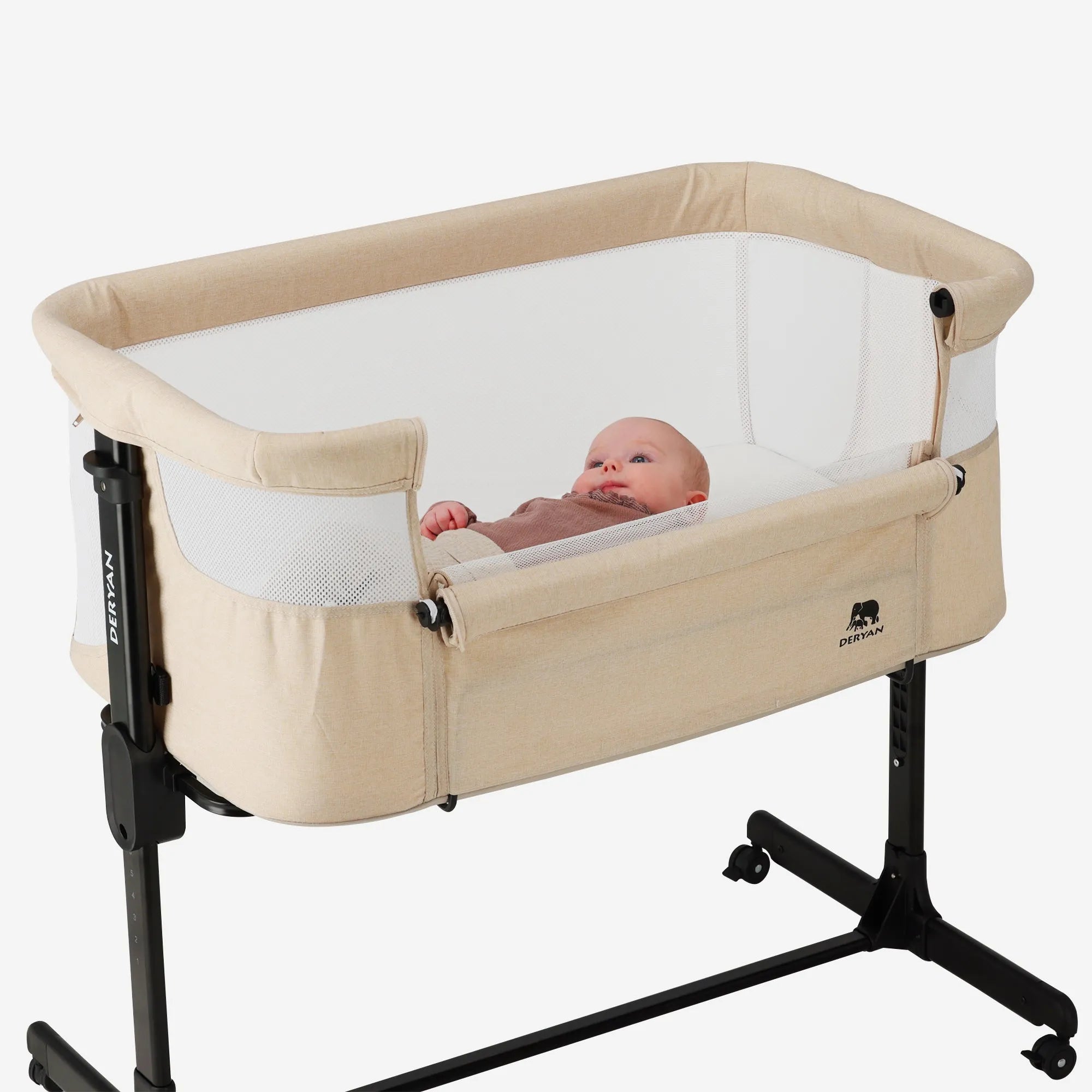 Co-Sleeper Snoozy Wieg - Sand Melange