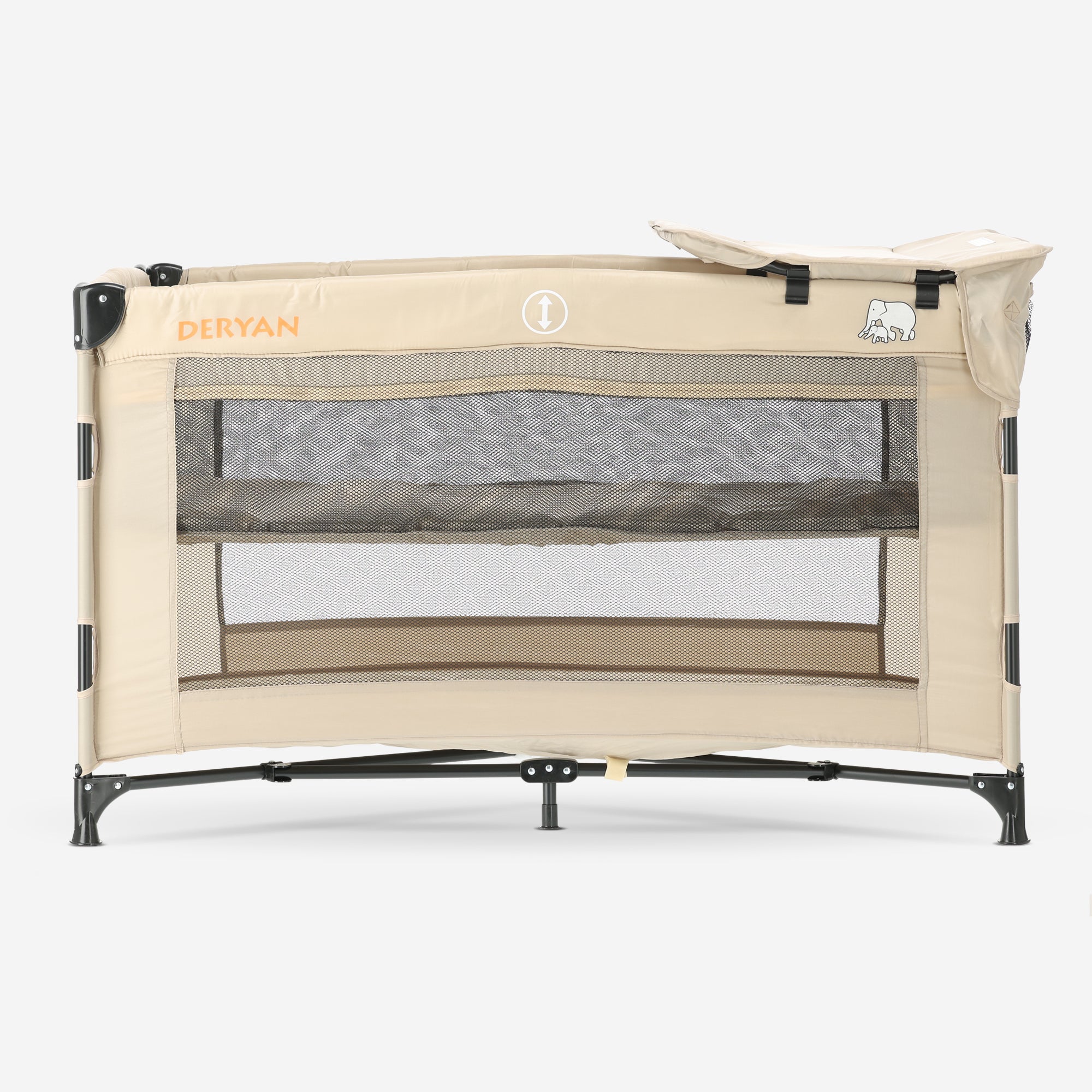 Cama de camping de lujo Crema