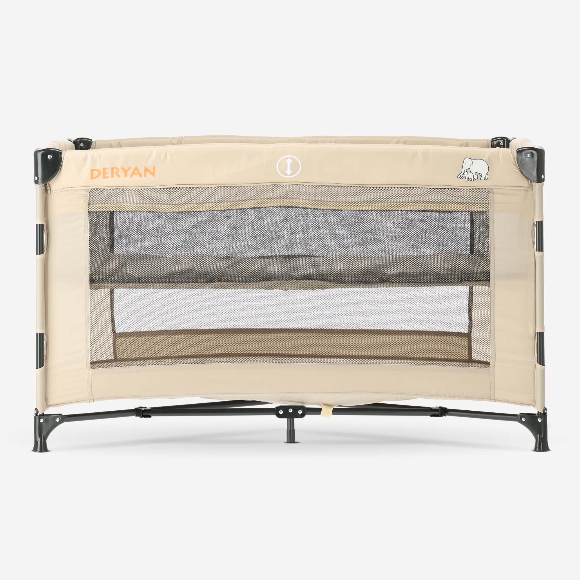 Cama de camping de lujo Crema