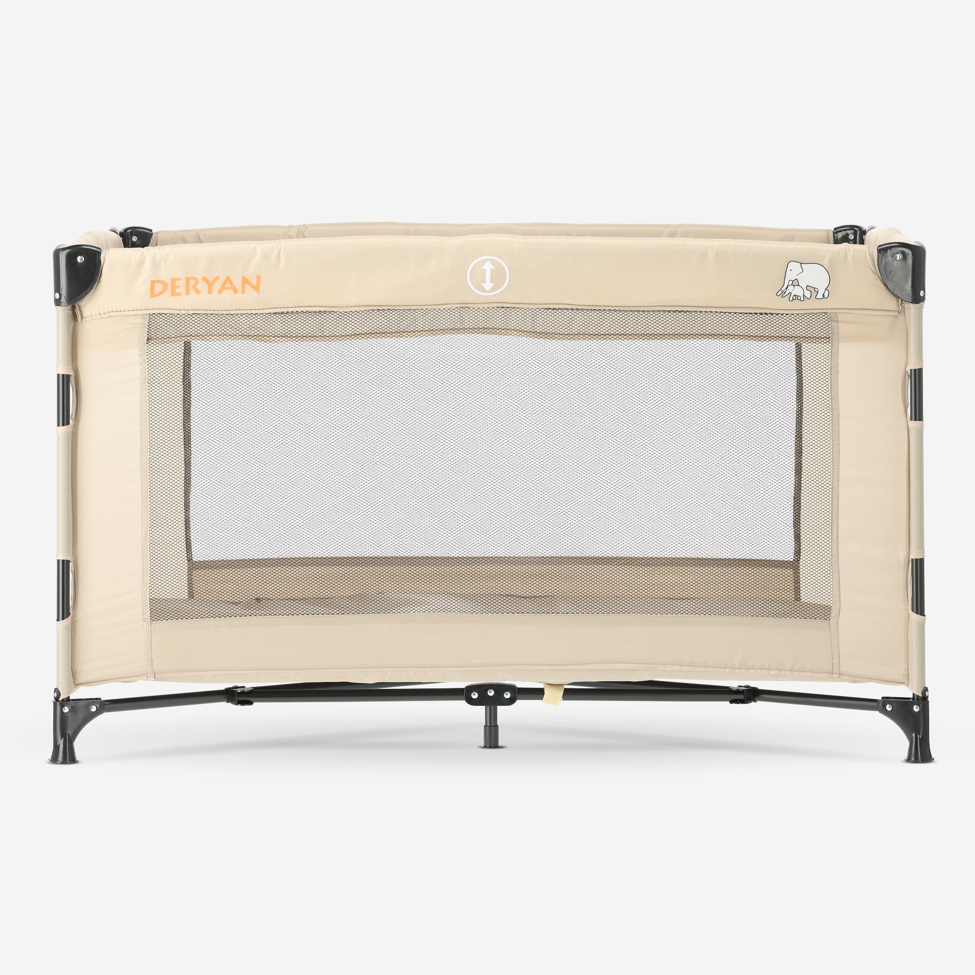 Cama de camping de lujo Crema