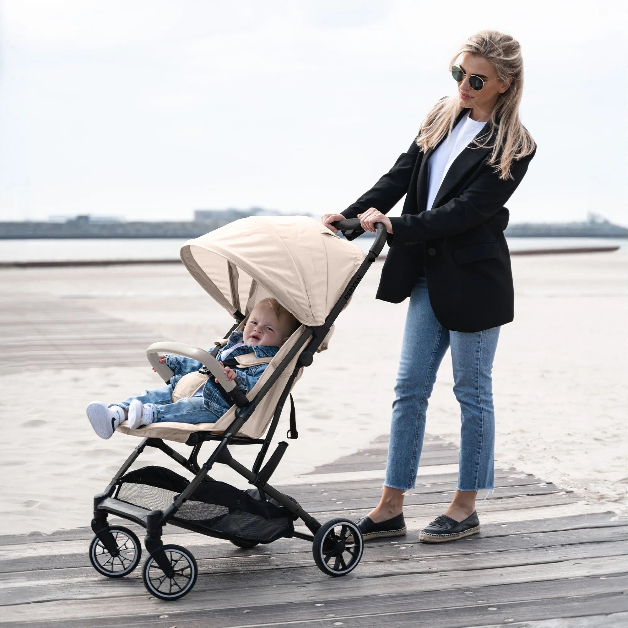 Luxe Easy Lichtgewicht Buggy - Taupe