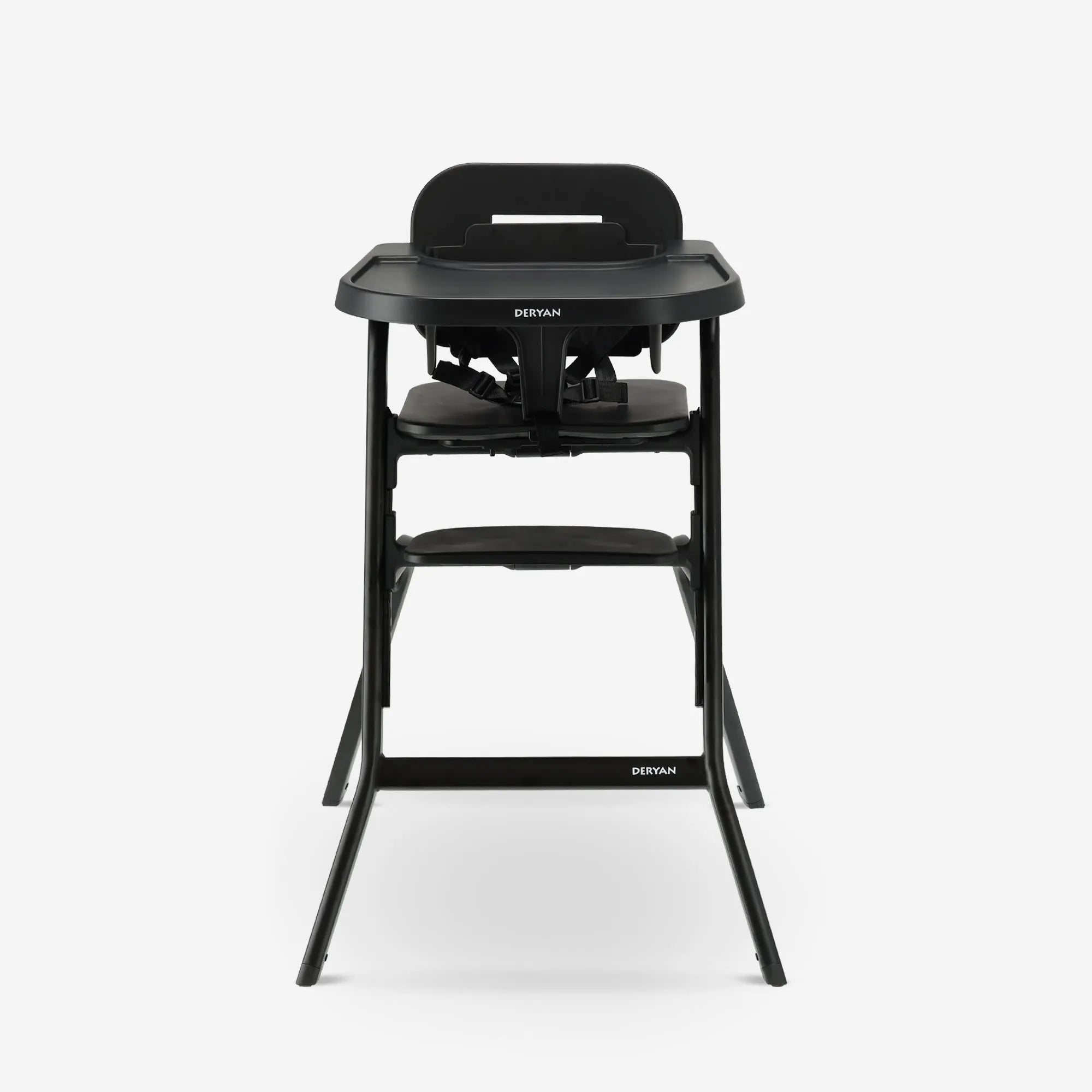 Curve High Chair Set Complete - Includes bouncer & insert cushion - Black