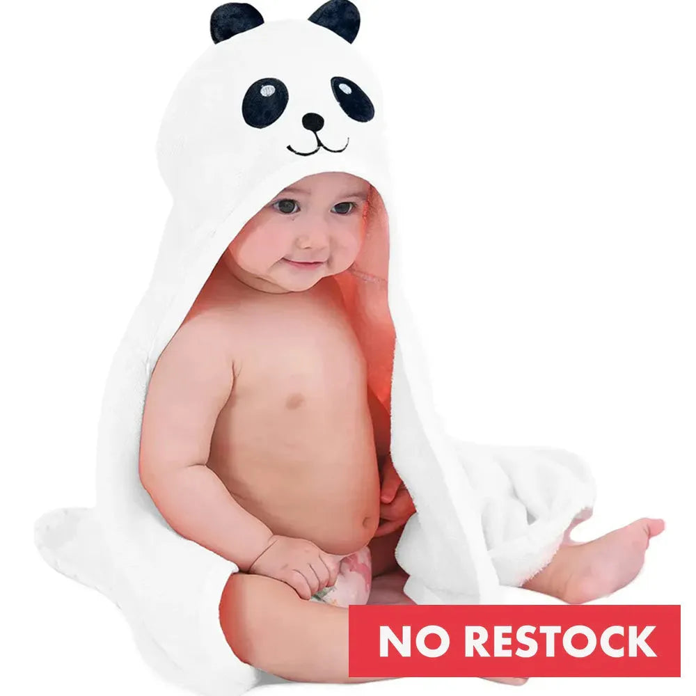 Panda Multifunctionele Baby Fleece deken met capuchon – Wikkeldeken – Deken 75x100 cm