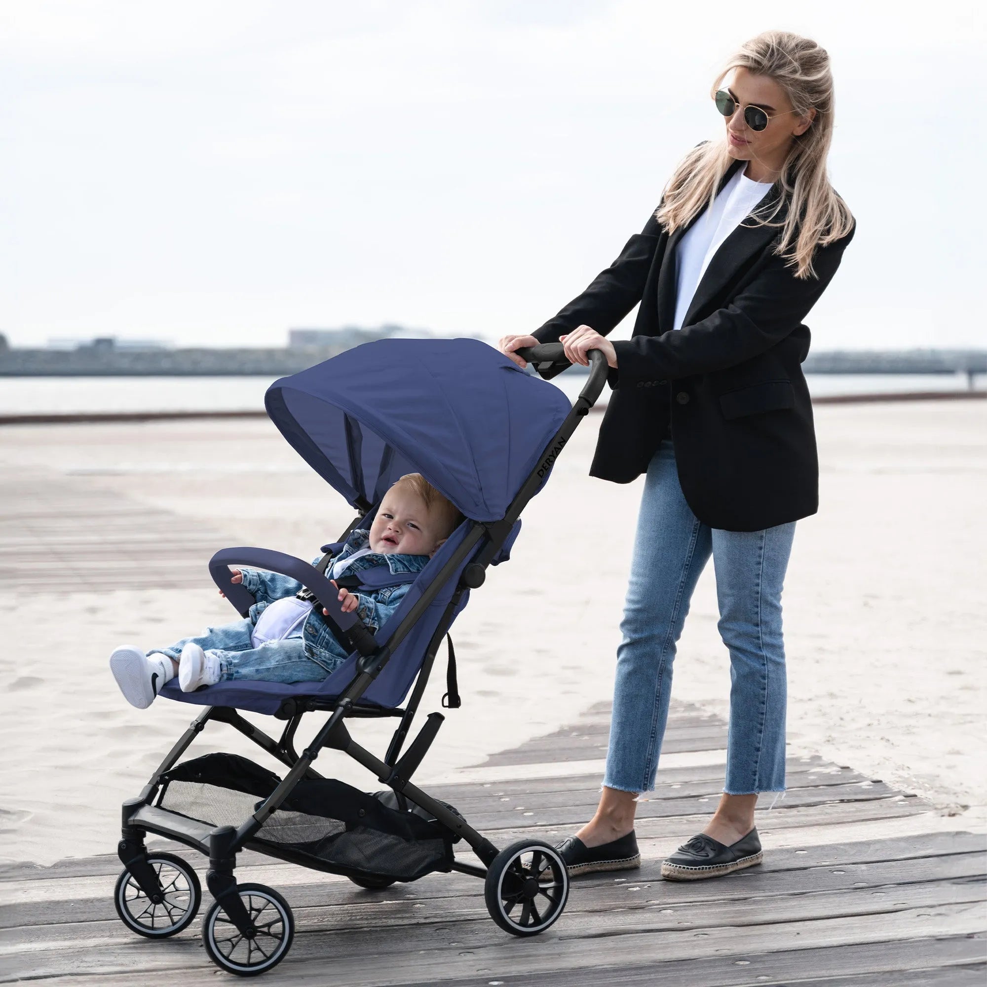 Luxe Easy Lichtgewicht Buggy - Blauw