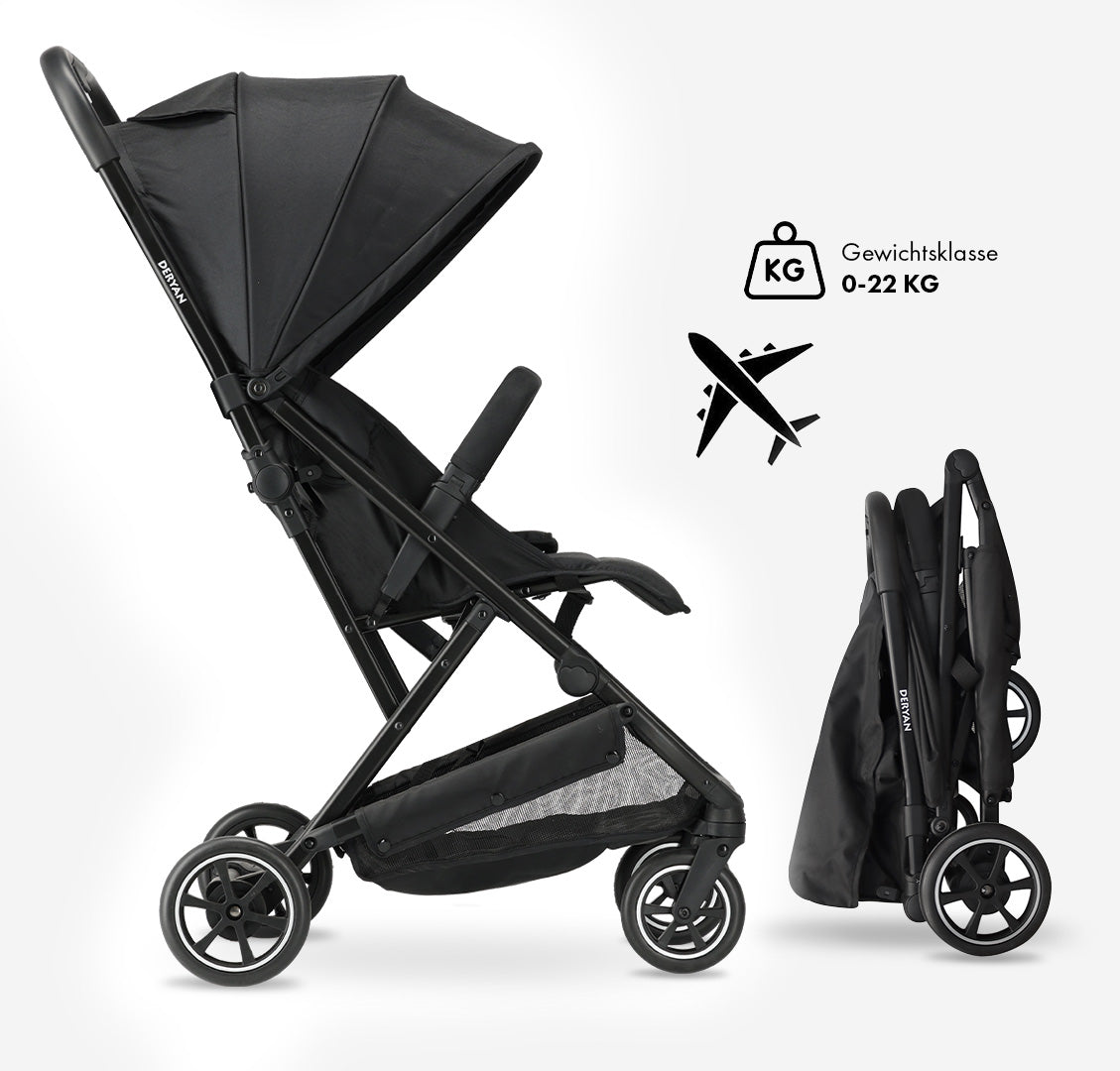 Easy Luxe Lichtgewicht Buggy - Black