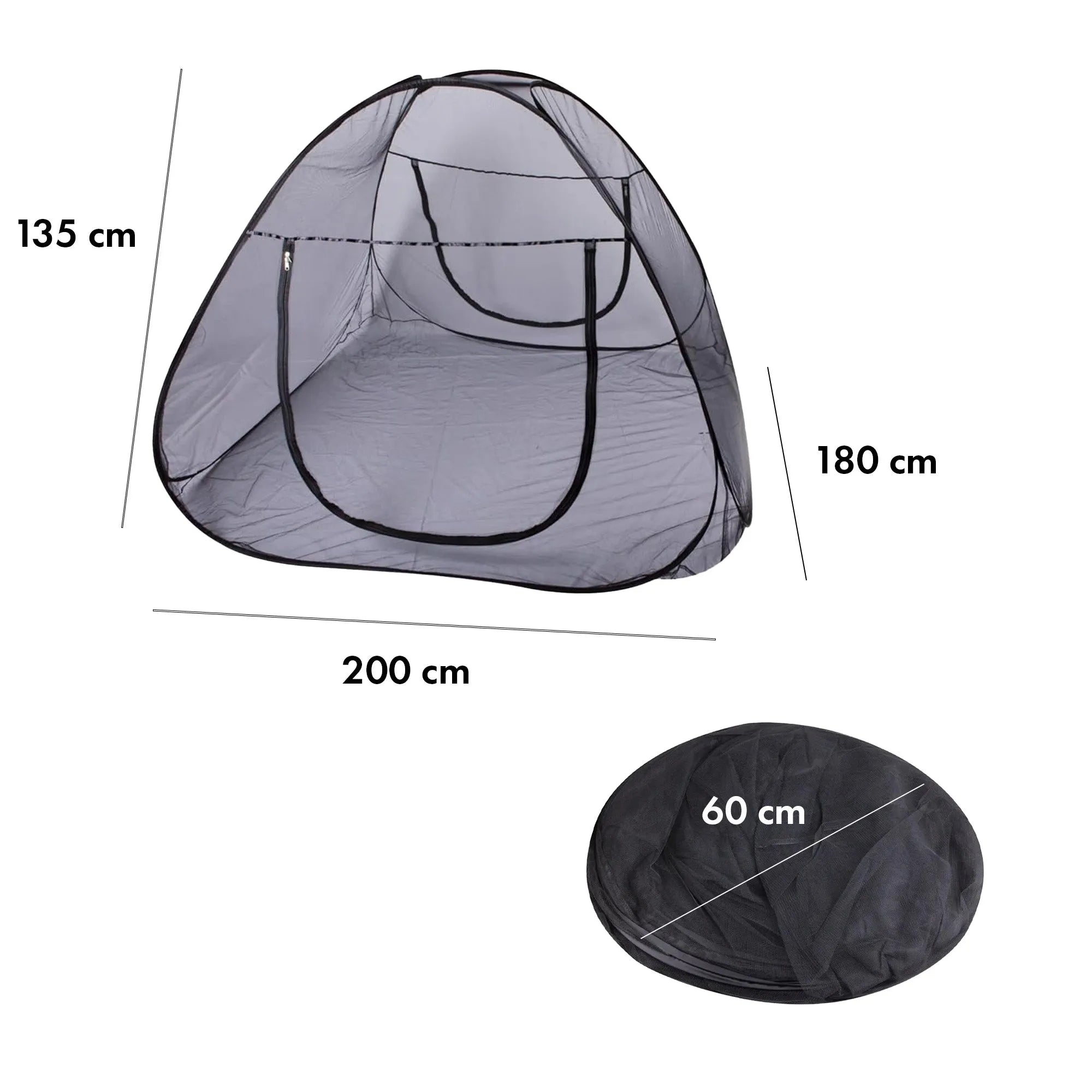 Klamboe Tent 2 Persoons - 200x180cm